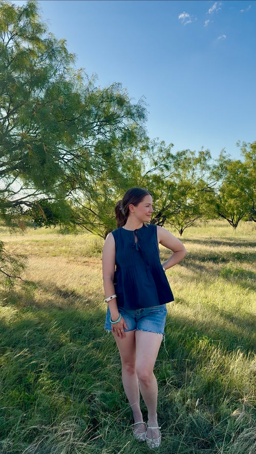 The Clara Tie Top