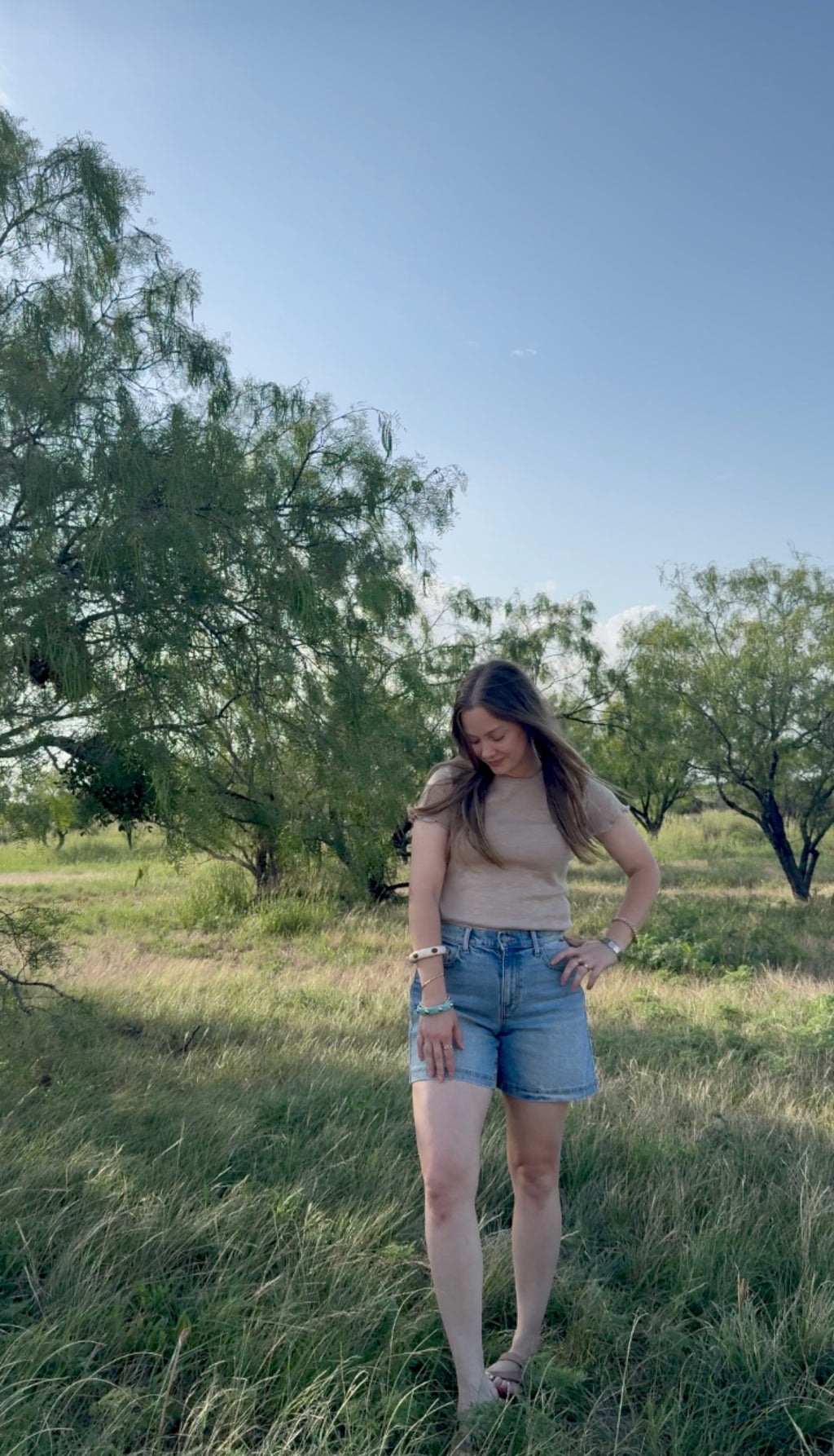 The Harper Denim Shorts