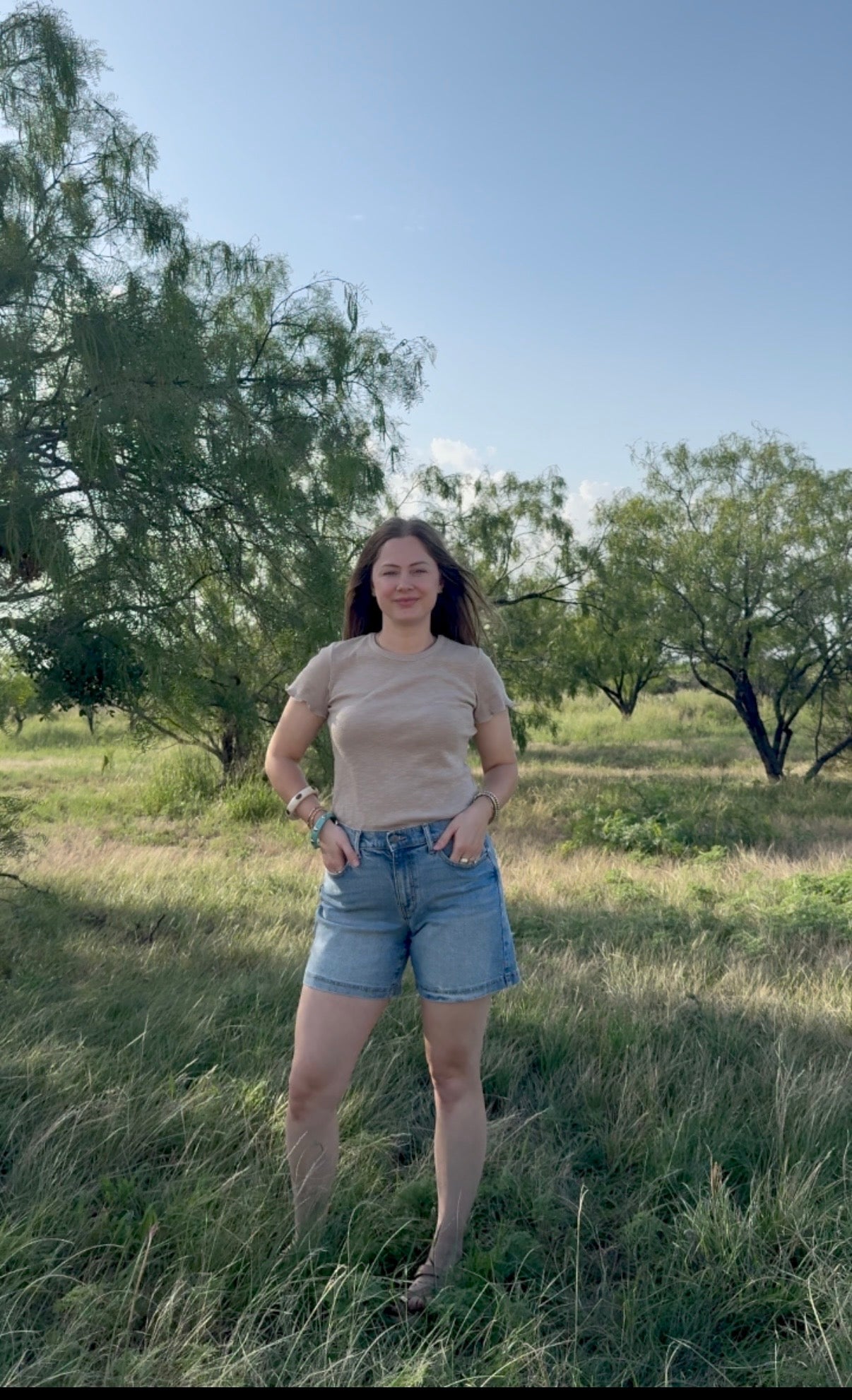 The Harper Denim Shorts