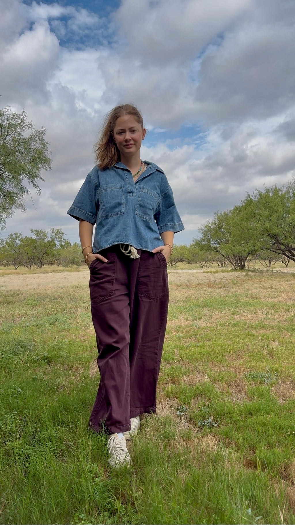 The Plum Pocket Wide-Leg Pants