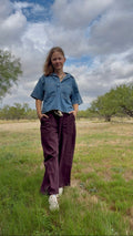 The Plum Pocket Wide-Leg Pants