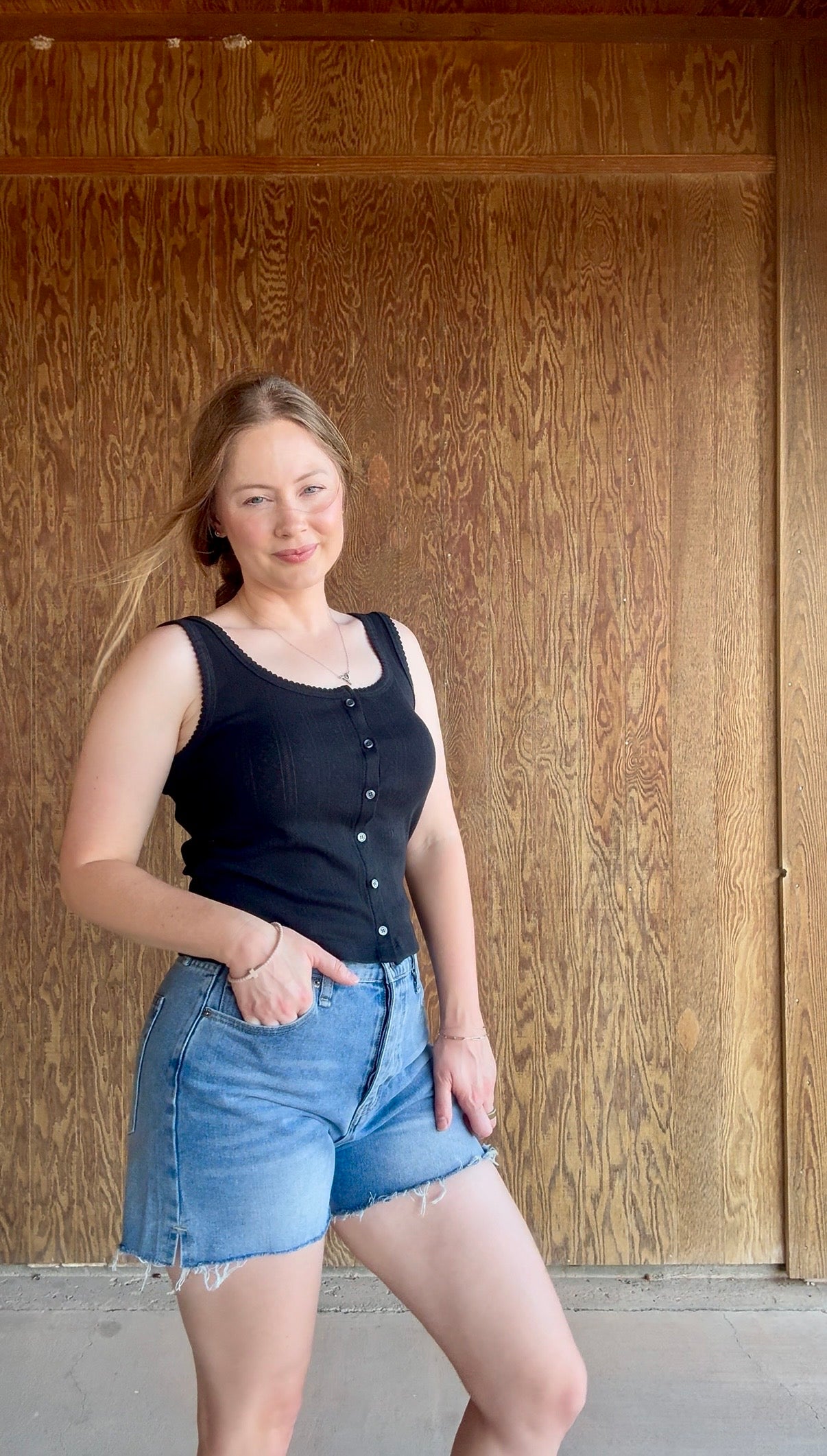 The Harper Denim Short